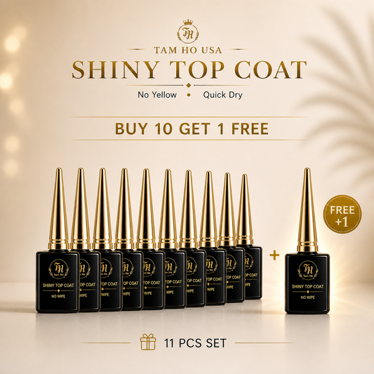 Shiny top coat None Yellow-Quick Dry