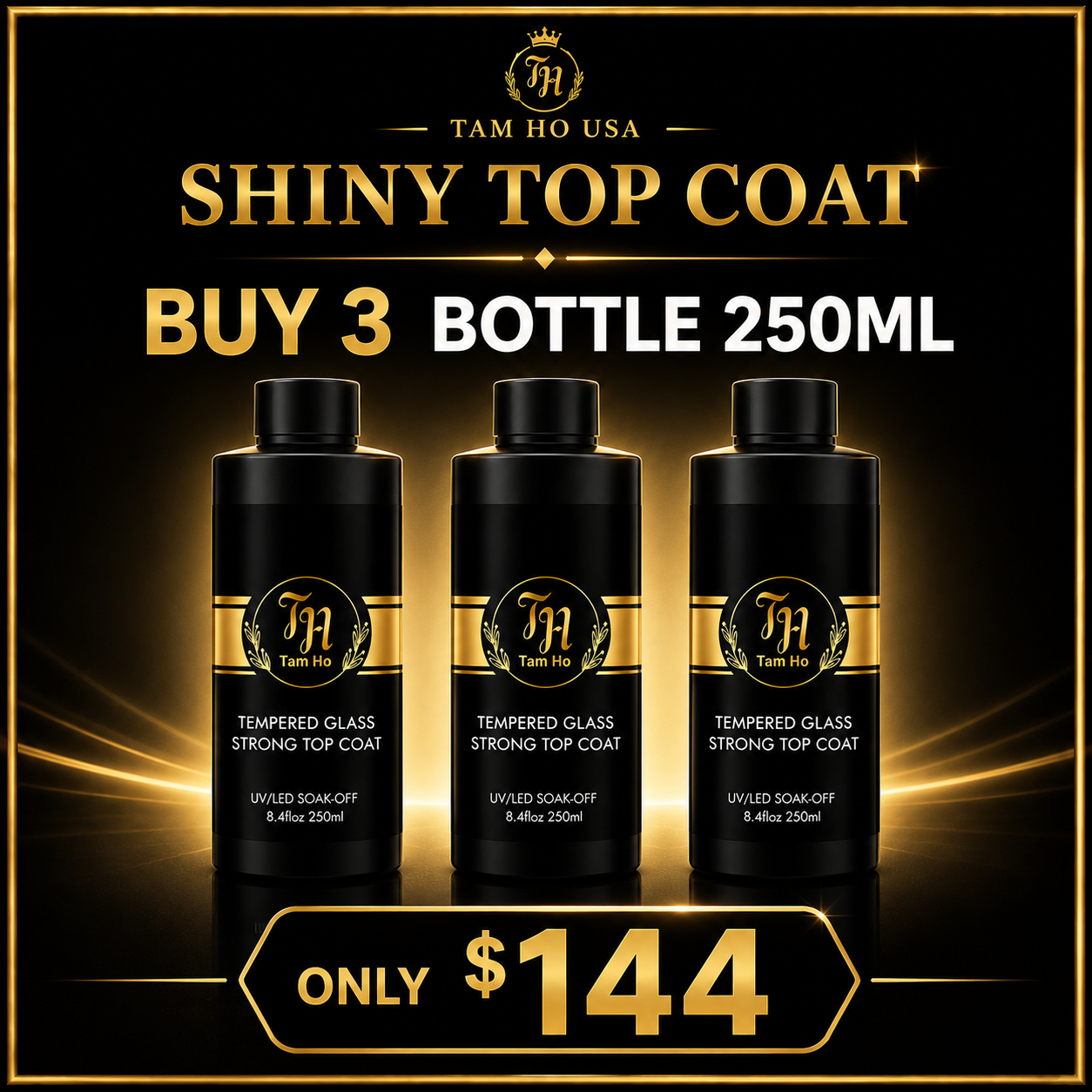 Super shiny top coat refill - 250 ml