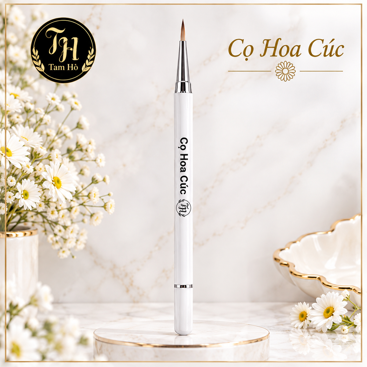 Daisy Nail Art Brush - Cọ vẽ hoa cúc 🌼