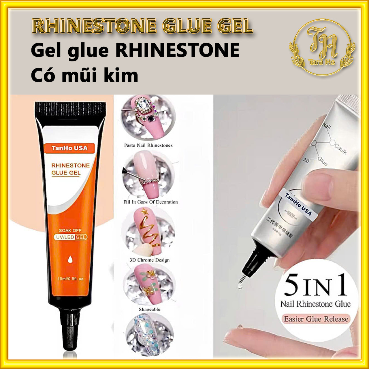Keo đính đá - Rhinestone glue Gel