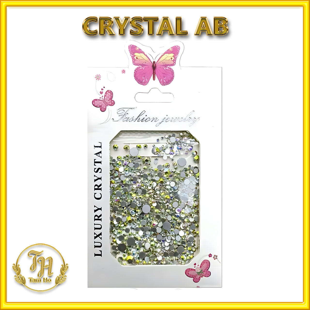Xoàn refill 2 màu Clear & Crystal AB - Rhinestone Refill Pack – Clear & Crystal AB