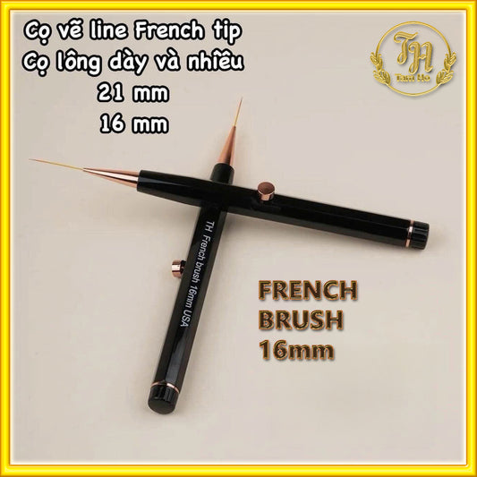 Set cọ vẽ deep French tip 2 size - French Tip Brush Set