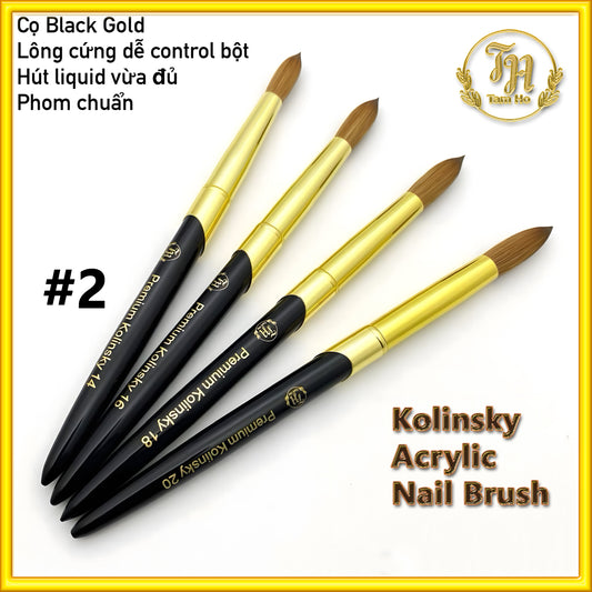 Cọ đắp bột lông cứng - Hard Bristle Acrylic Nail Brush