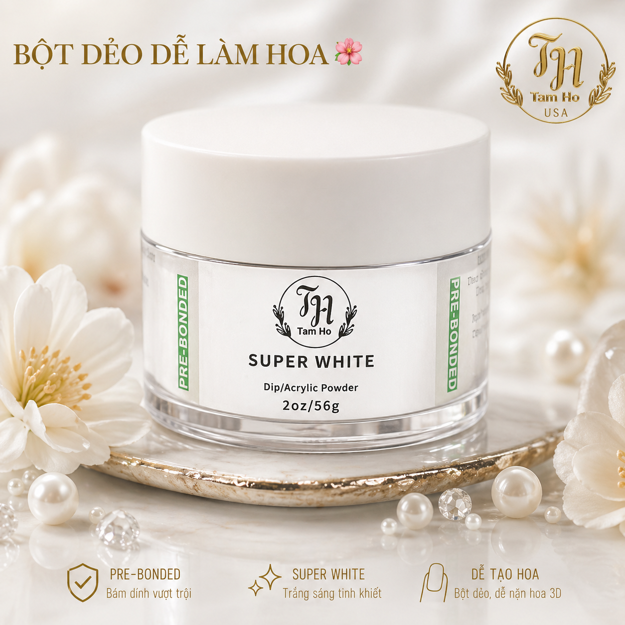 Bột trắng 3D
