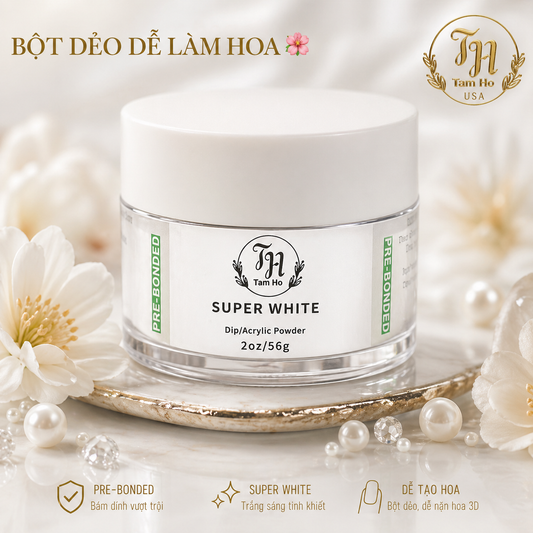 3D white powder