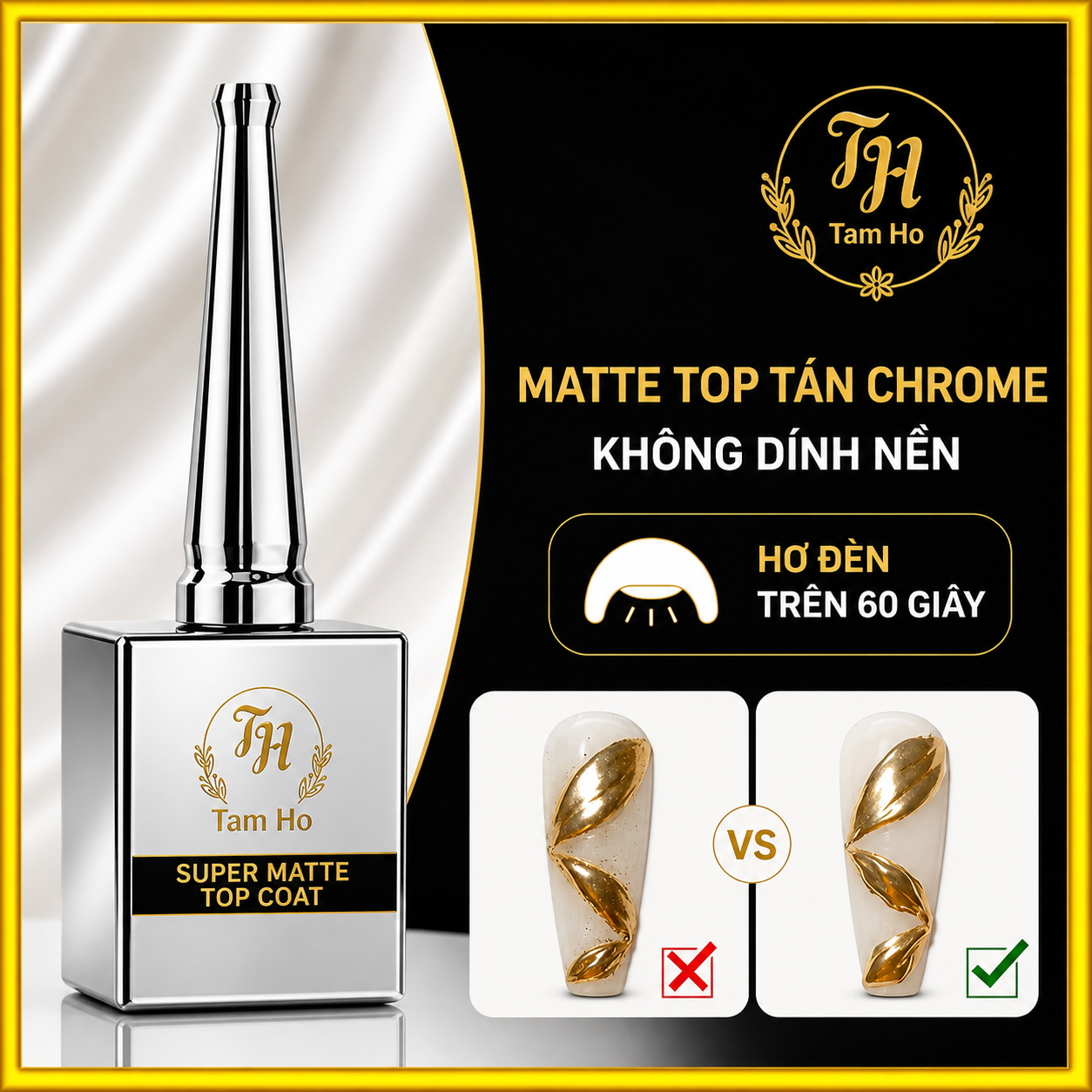 Matte top tán chrome - Super Matte Top Coat