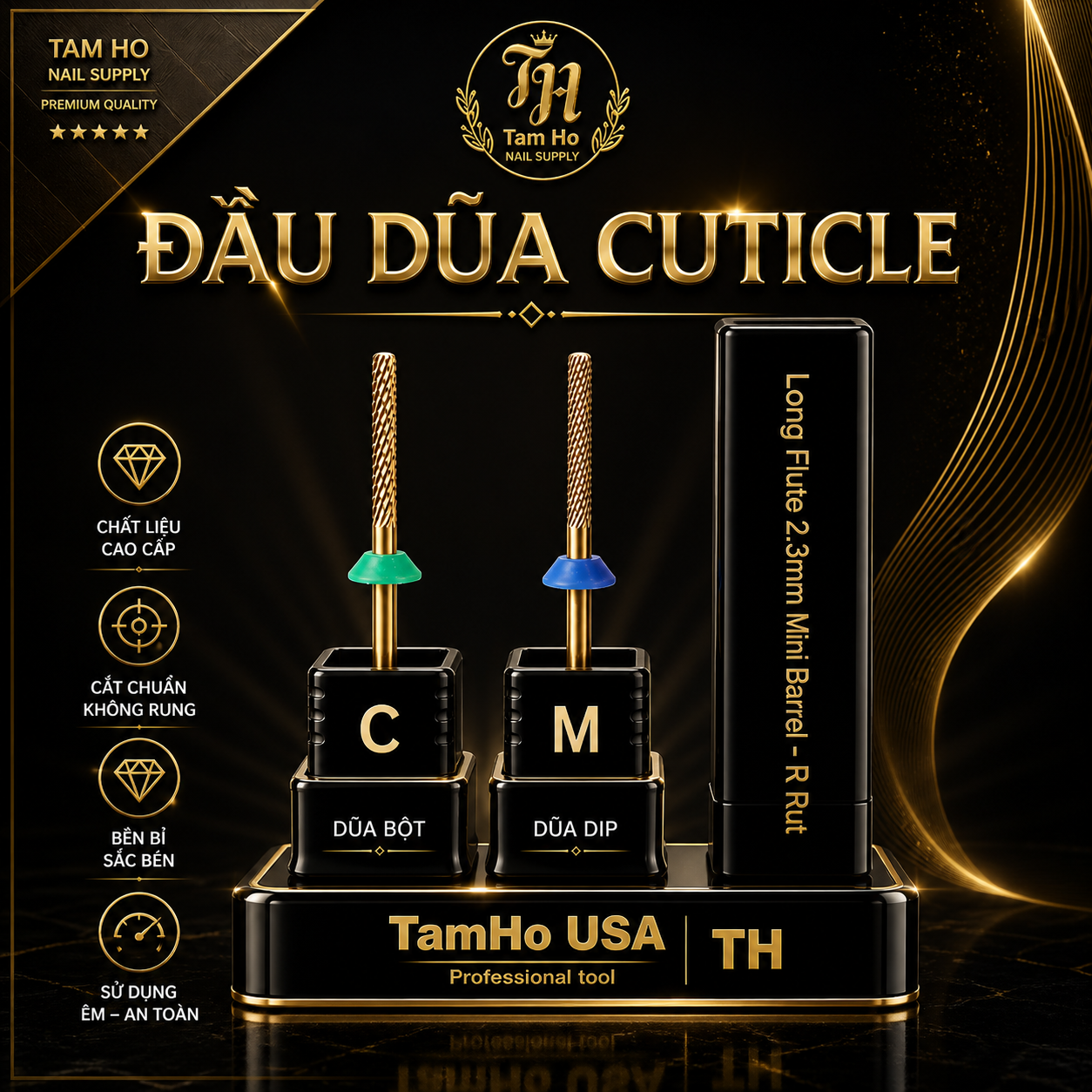 Đầu dũa Cuticle - Cuticle Nail Drill Bit