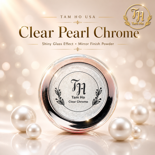 Shiny clear pearl chrome