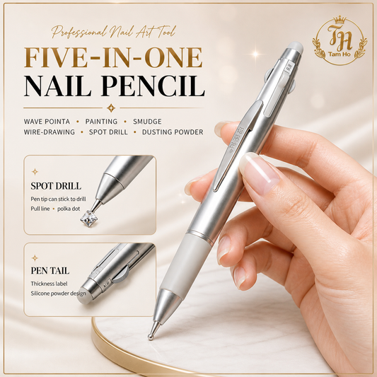 5 in 1 Nail pencil - Bút chấm bi 5 in 1