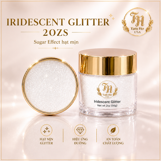Iridescent glitter - Sugar effect hạt mịn