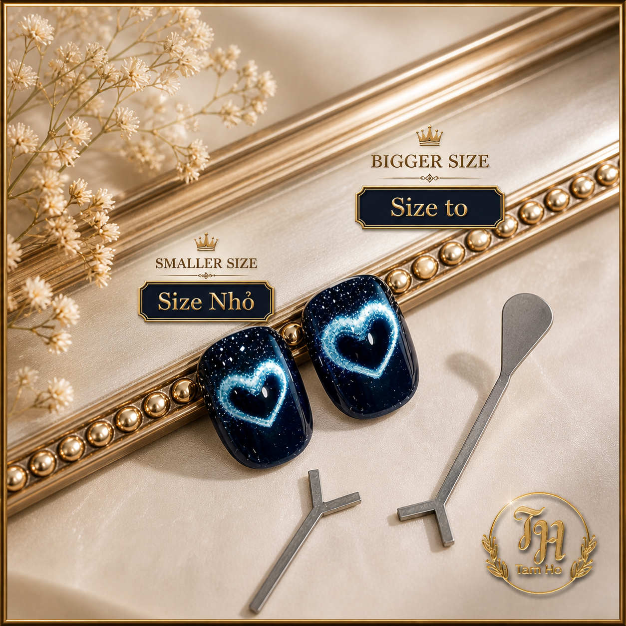 Heart Cat Eye Set - Set cat eye trái tim