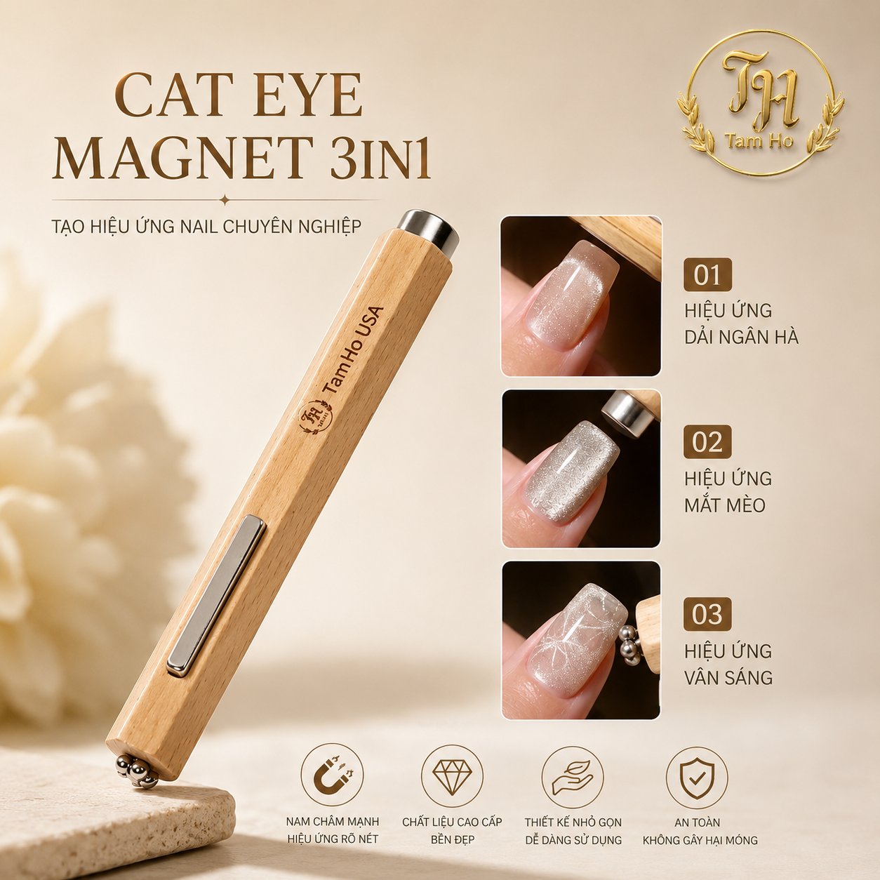 Cat eye magnet 3 in 1