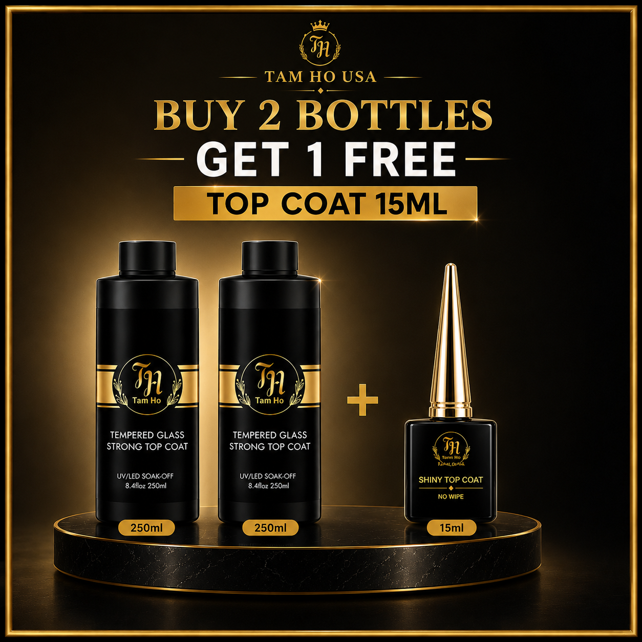 Super shiny top coat refill - 250 ml