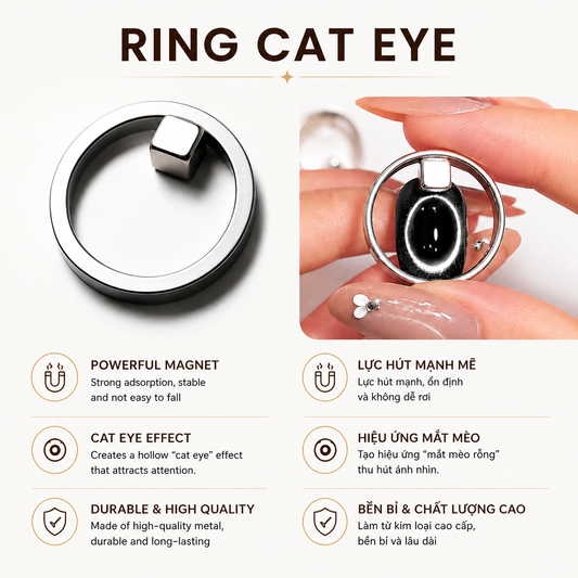 Ring cat eye magnet