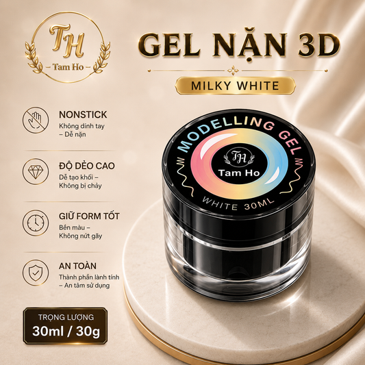 Gel nặn 3D trắng sữa - 3D Modeling Gel Milky White