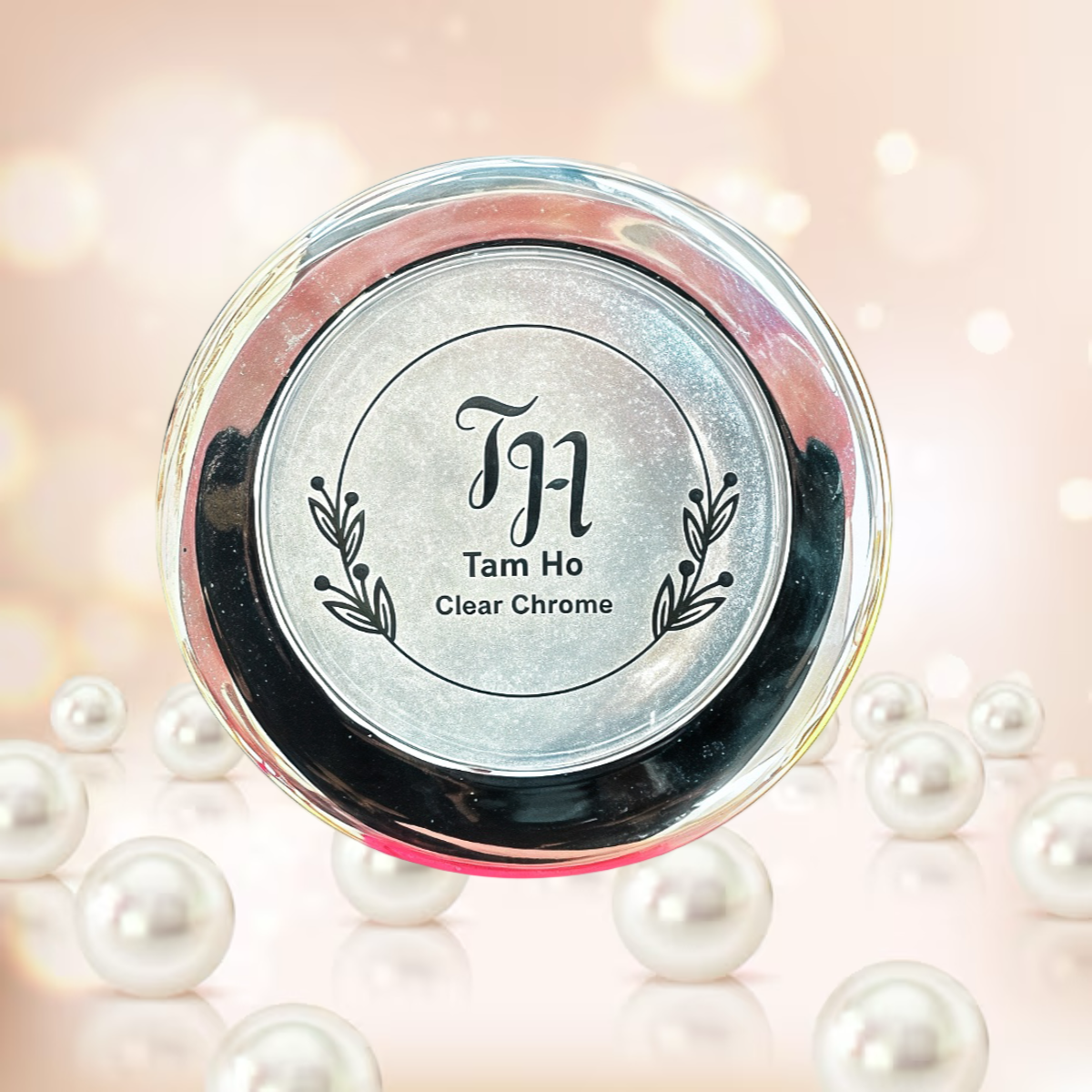 Shiny clear pearl chrome