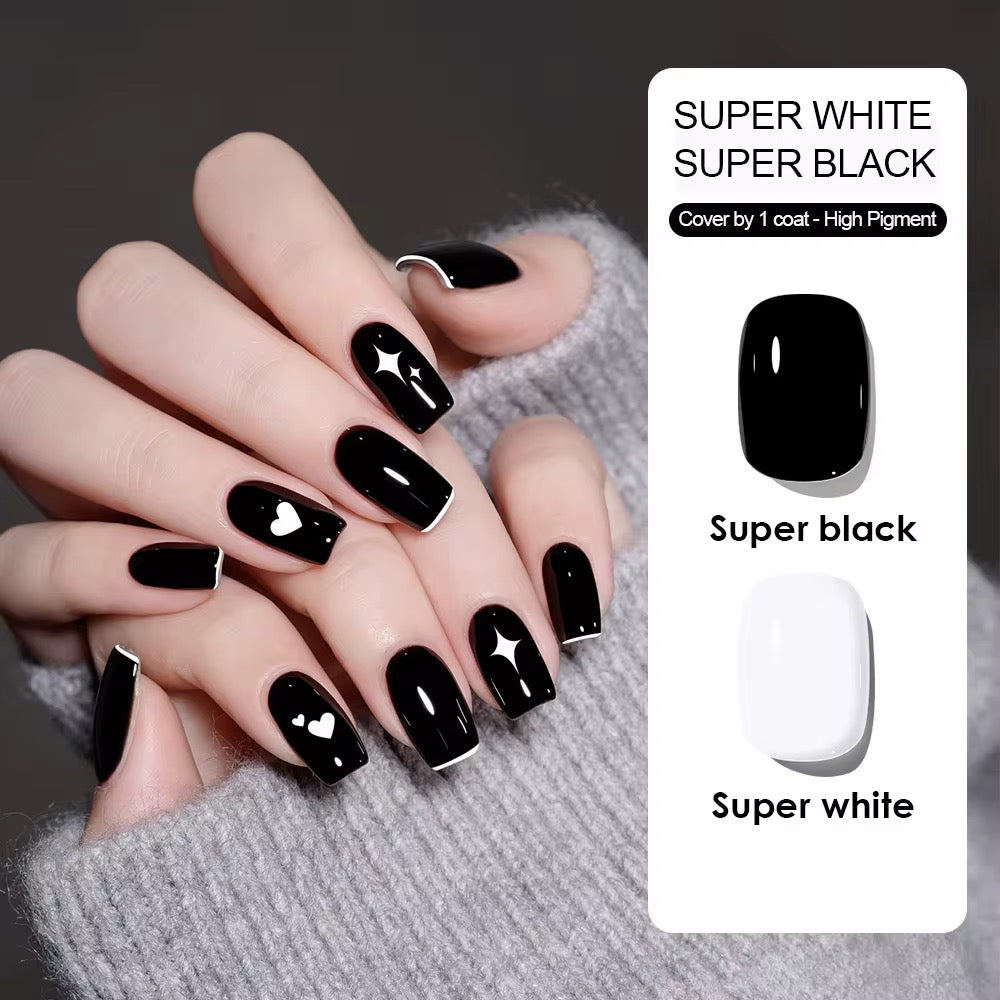 Set gel super Black & White.