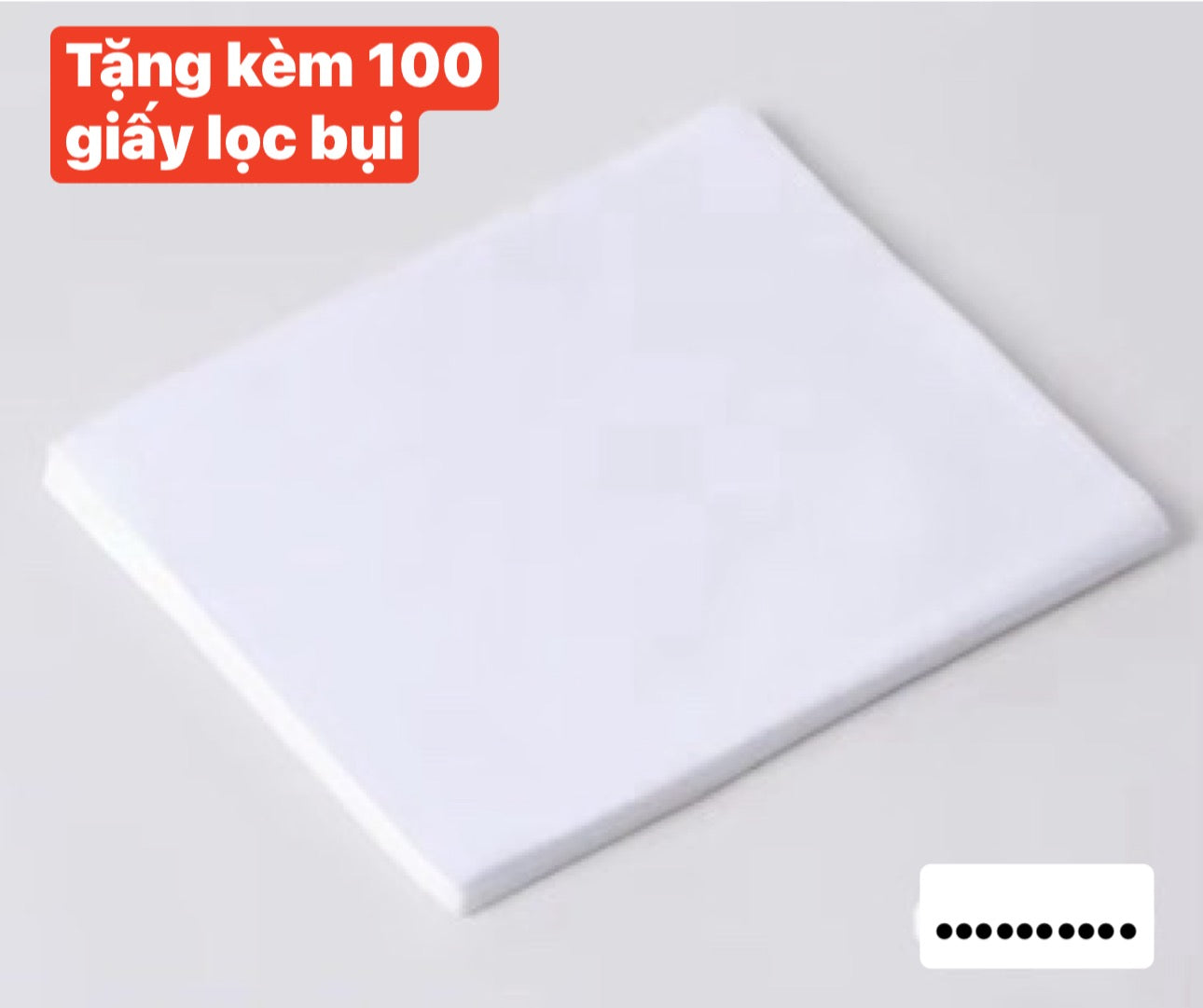 Máy hút bụi rechargeable+2pcs filters+100 sheets papers filters