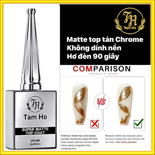 Matte top tán chrome - Super Matte Top Coat