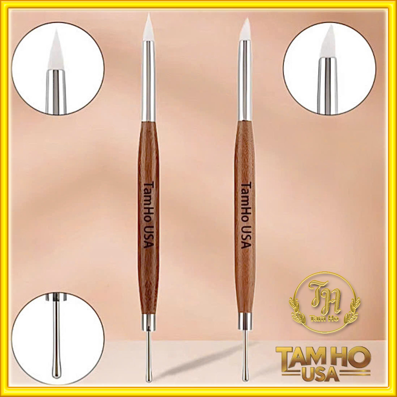 Set but Silicon nặn 3D 2 đầu chuyên dụng * 3D Dual-Ended Silicone Sculpting Pen Set