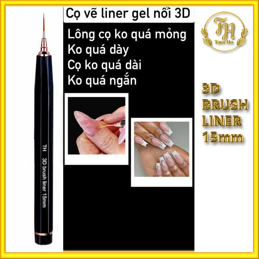 Cọ vẽ Liner Gel nổi 3D - 3D Liner Gel Brush