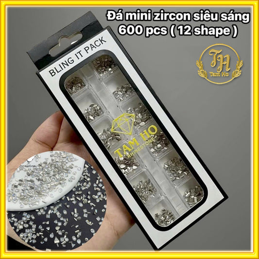 Hộp đá mini Zircon siêu sáng - Super Sparkling Mini Zircon Rhinestone Box