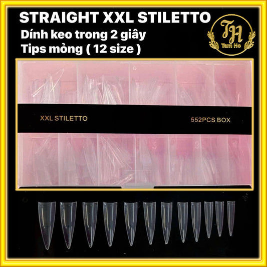 Tip móng loại mỏng - Straight XXL Stiletto