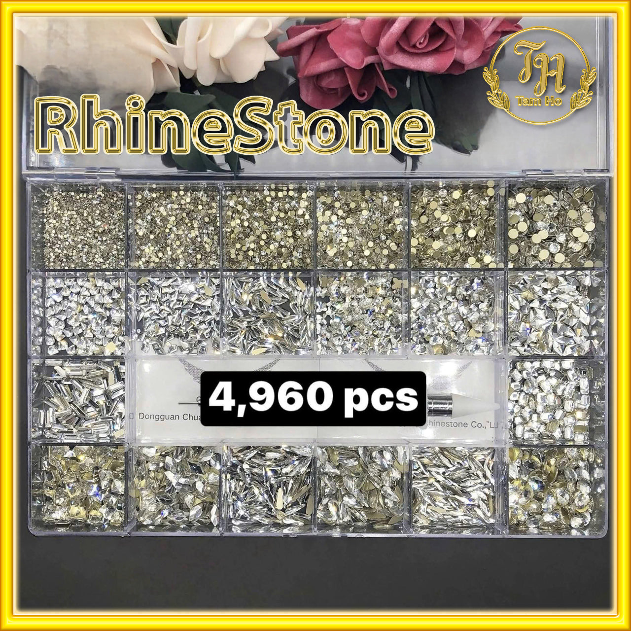 Silver 🤍 Nail Rhinestones