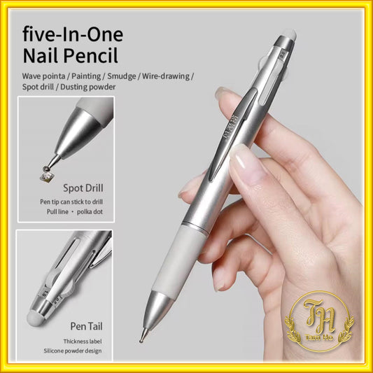 5 in 1 Nail pencil - Bút chấm bi 5 in 1