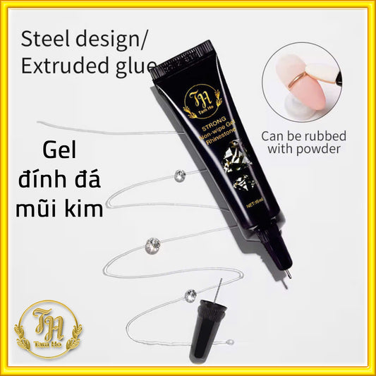 Gel đính đá mũi kim - Rhinestone Gel (Needle Tip)